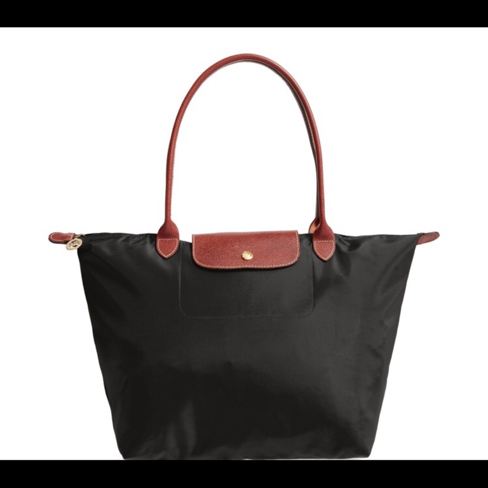 Longchamp large tote in Black NEW